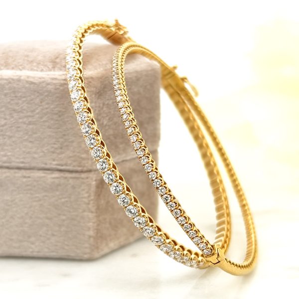 Diamond Bangle Bracelet - KGB119