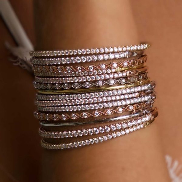 Diamond Bangle Bracelet - KGB124