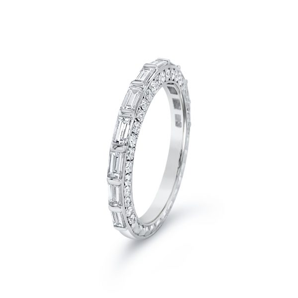 Jack Kelége diamond baguette wedding ring - KGBD1273