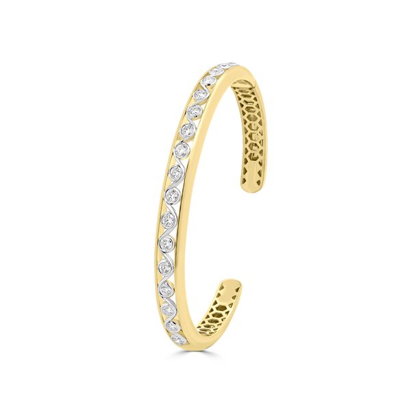 Jack Kelége diamond bezel bracelet - KGB198Y