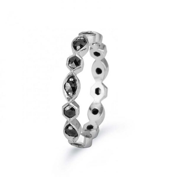 Jack Kelége black diamond band - KGBD130-1