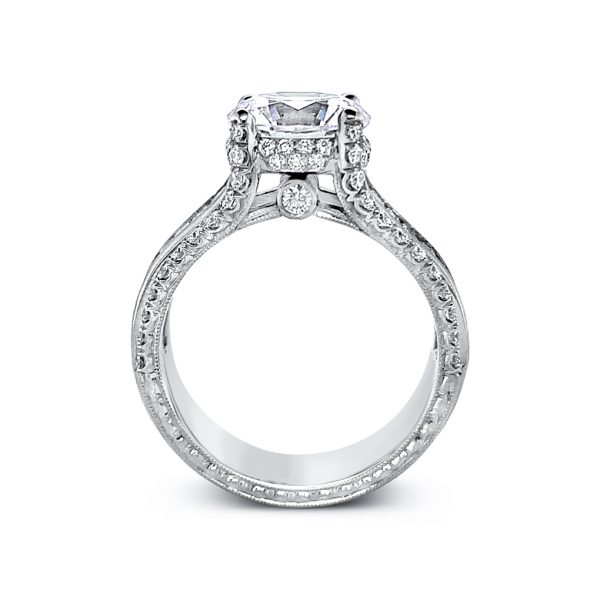 Baguette Diamond Accent Engagement Ring - KPR604