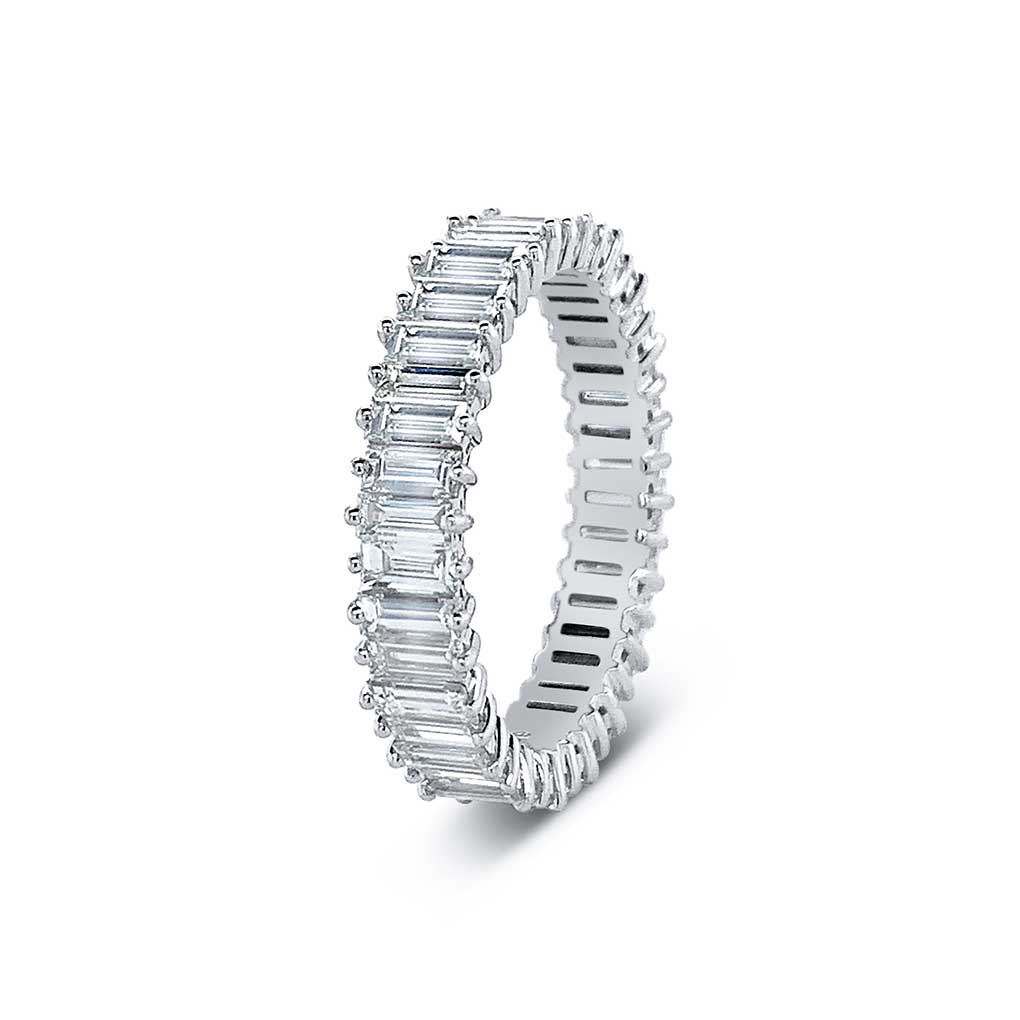 Jack Kelége diamond baguette band - KGBD239