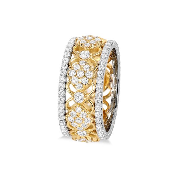 Jack Kelége yellow gold diamond anniversary band - KGBD191