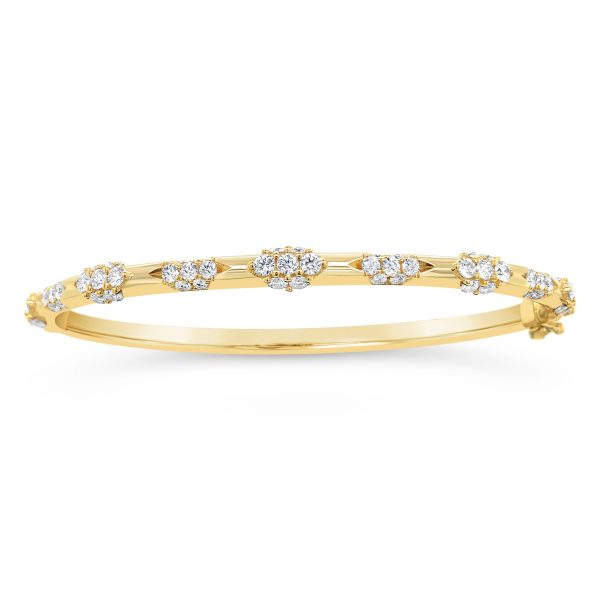 Jack Kelége diamond cluster bracelet - KGB169Y
