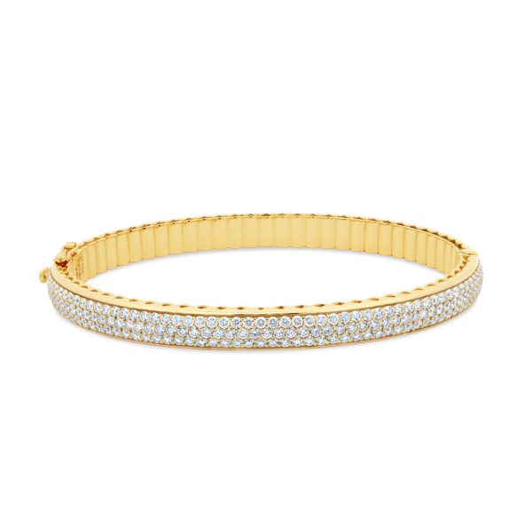 Diamond Pavé Bangle Bracelet - KGB184