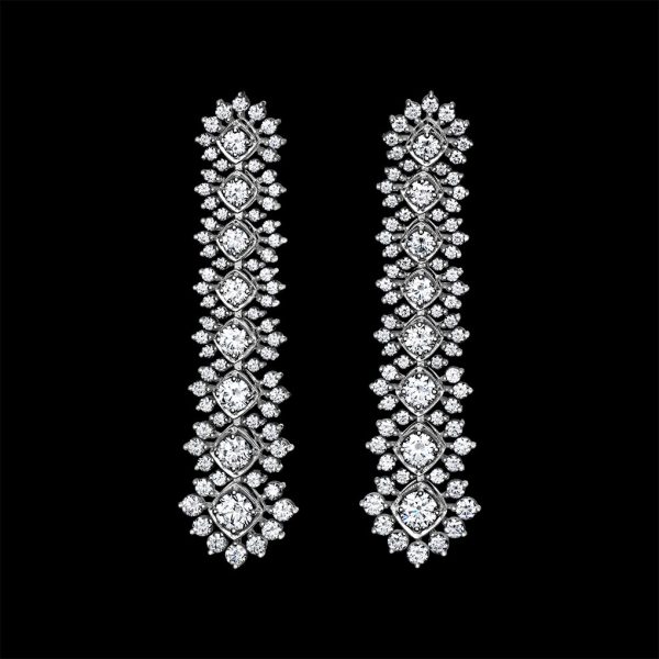 Diamond Drop Earrings - KGE248