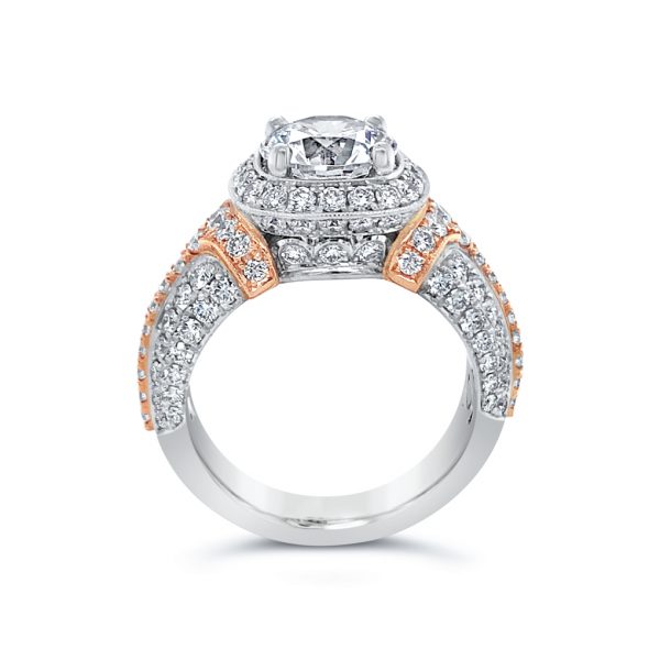 Diamond Halo Engagement Ring - KPR665