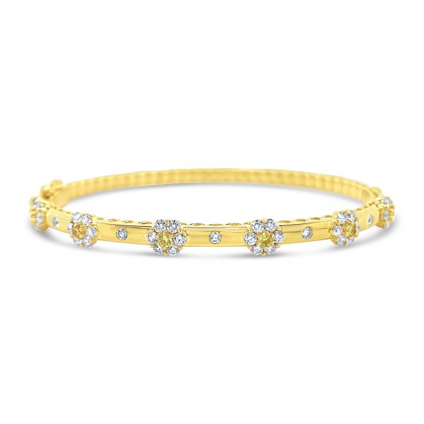 Jack Kelége fancy yellow diamond bracelet - KGB159FY