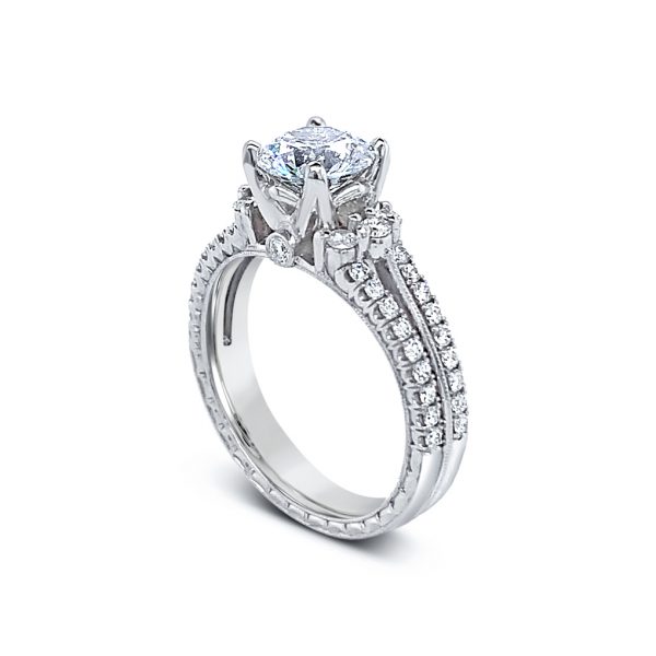 Split Shank Diamond Engagement Ring - KGR1037