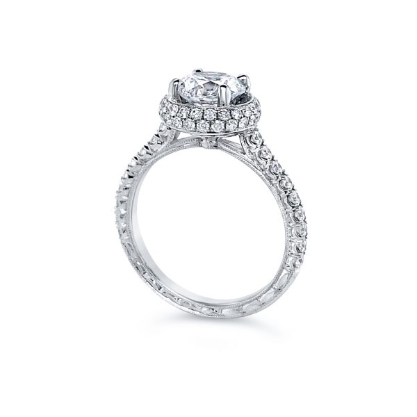 Diamond Halo Engagement Ring - KGR1038