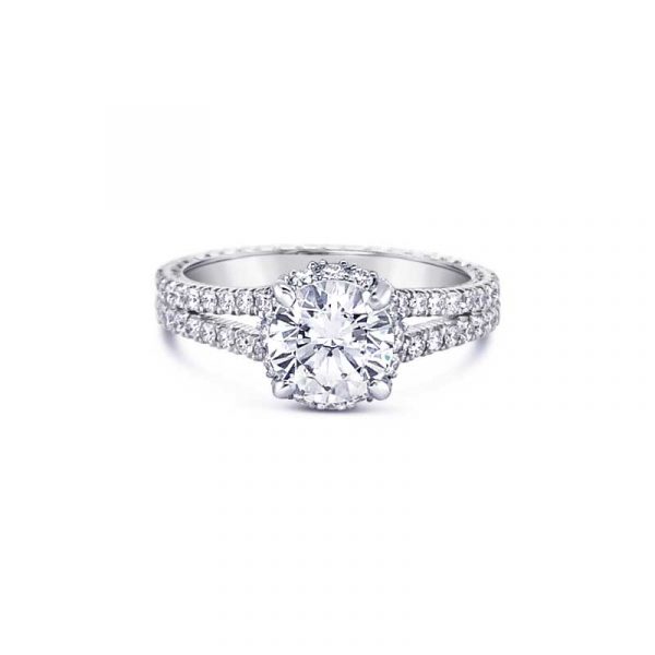 Jack Kelége split band diamond engagement ring - KGR1163