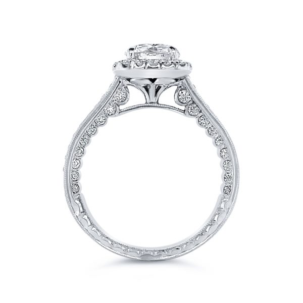 Round Diamond Halo Engagement Ring - KGR1240