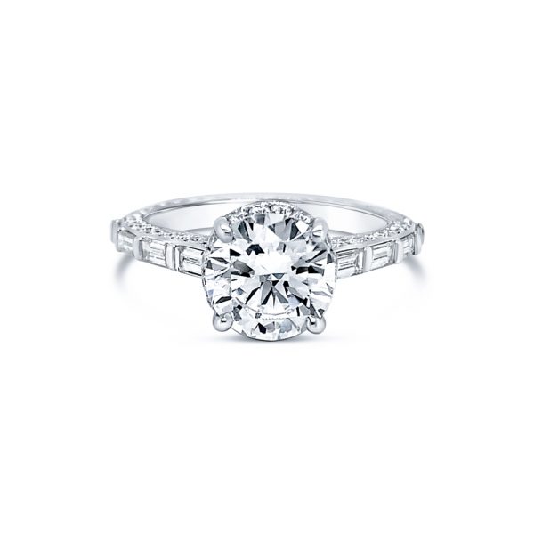 Jack Kelége baguette diamond engagement ring - KGR1261