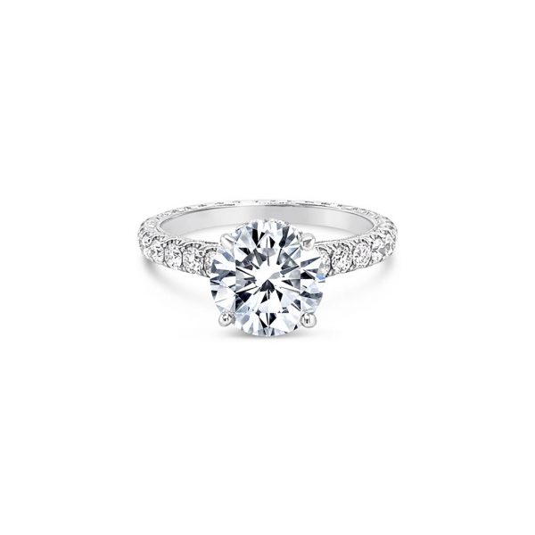 Jack Kelége hidden halo engagement ring - KGR1275