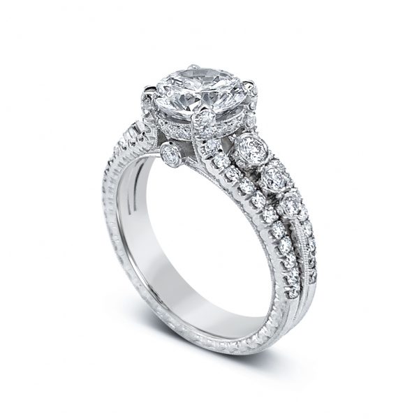 Round Diamond Engagement Ring - KPR540