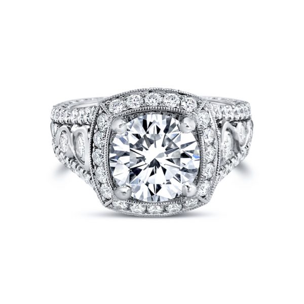 Jack Kelége platinum engagement ring - KPR590