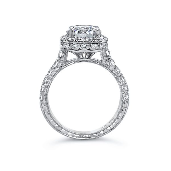 Diamond Halo Engagement Ring - KPR649