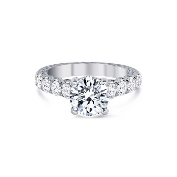 Jack Kelége diamond engagement ring set in platinum - KPR769