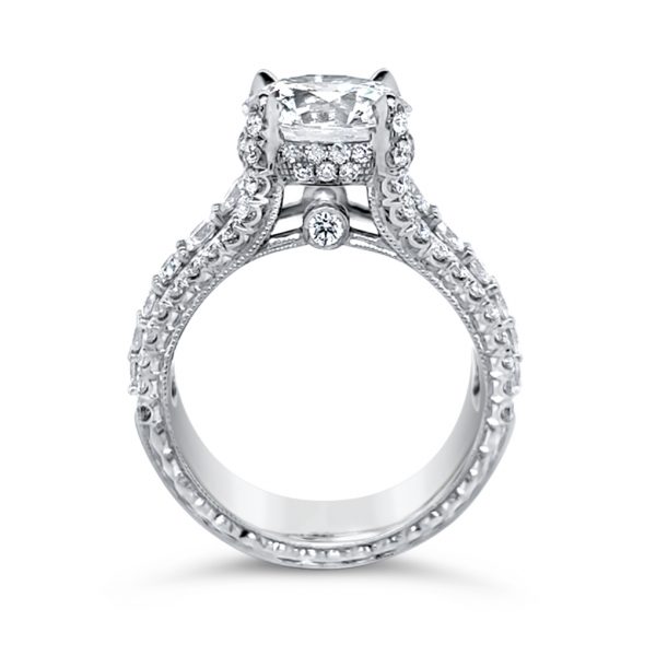 Filagree Diamond Engagement Ring - KPR824