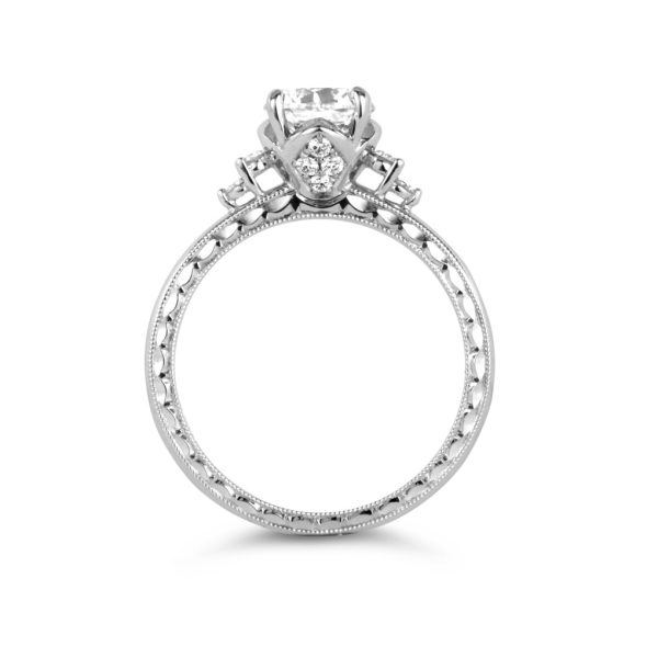 Side Stone Diamond Engagement Ring - KGR1183