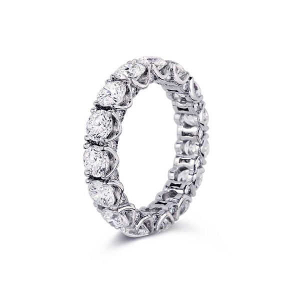 Jack Kelége diamond eternity band set in platinum - KPBD774