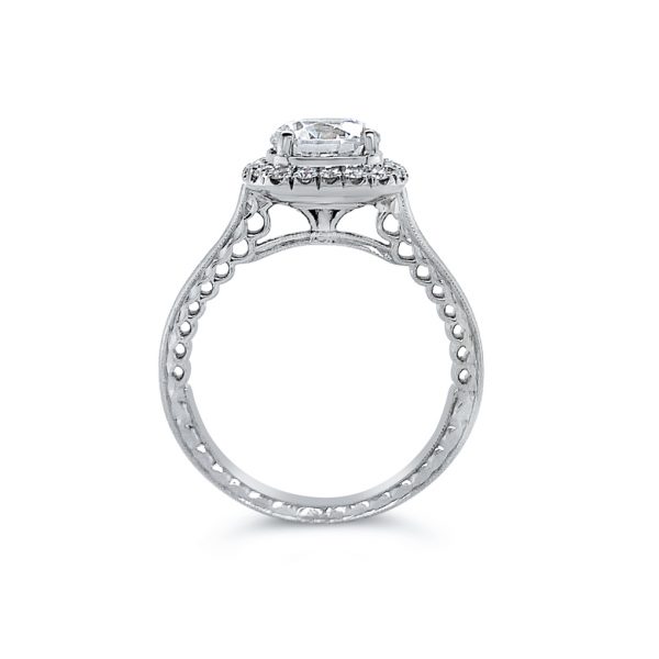 Diamond Halo Engagement Ring - KGR1156