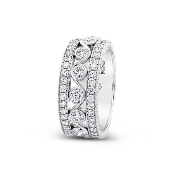 Jack Kelége- diamond scroll band - KGBD226