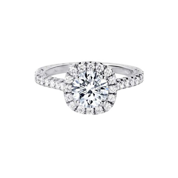 Jack Kelége diamond halo engagement ring - KGR1148