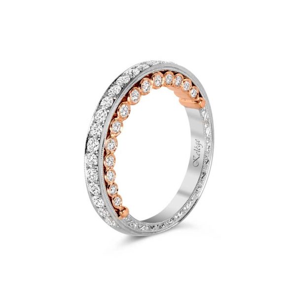 Jack Kelége diamond wedding band with hidden diamond accent - KPR770BD
