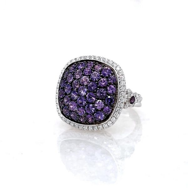 Jack Kelége purple sapphire ring