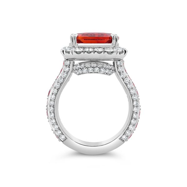 Jack Kelége orange sapphire and diamond ring - KPR845