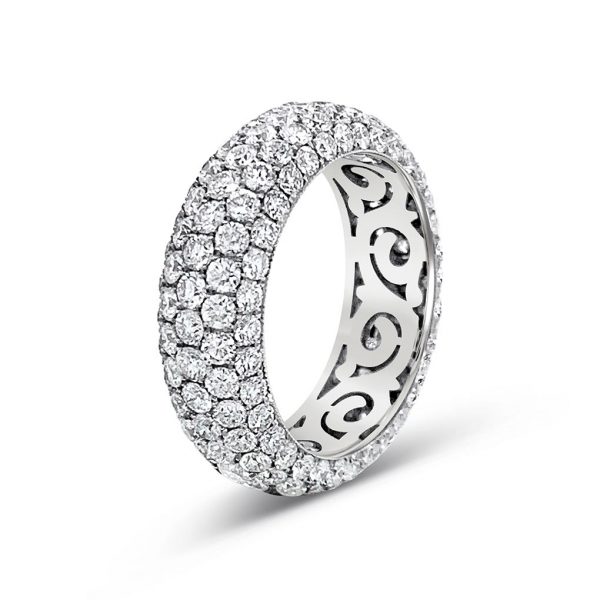 Jack Kelége diamond pavé band - KPBD826