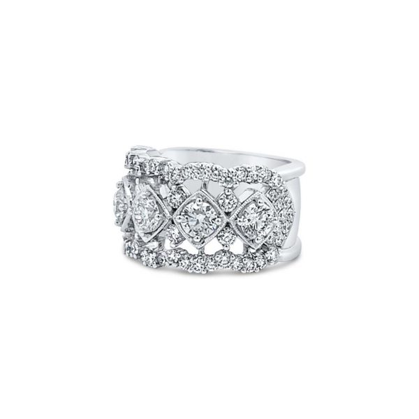 Wide Diamond Band - KPBD822