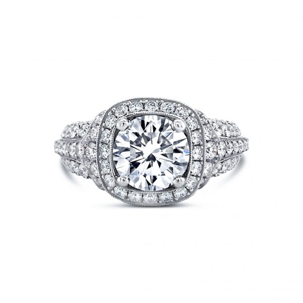 Jack Kelége platinum engagement ring - KPR665