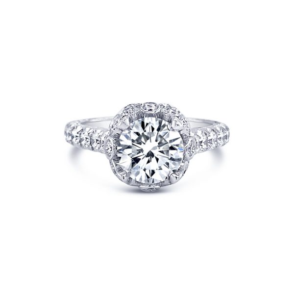 Jack Kelége platinum engagement ring - KPR758