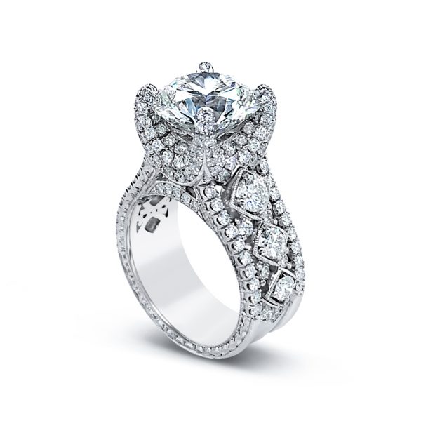 Jack Kelége platinum engagement ring - kpr811