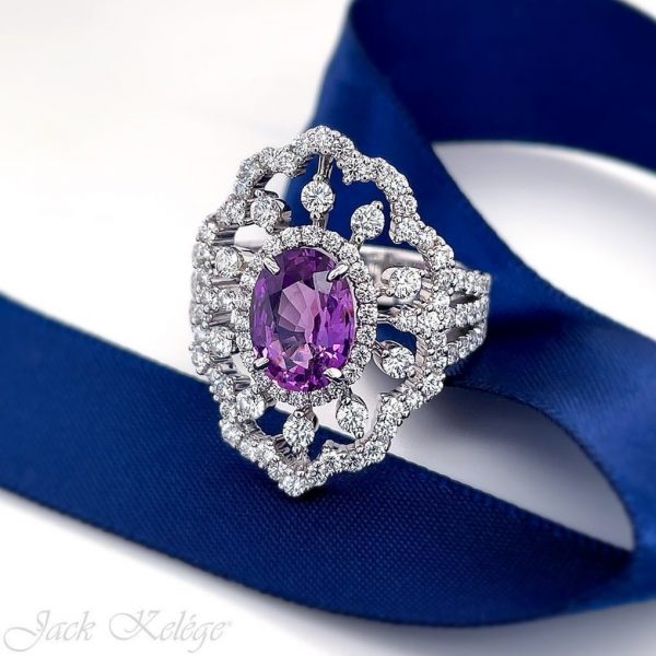 Jack Kelége purple sapphire ring - KGR151
