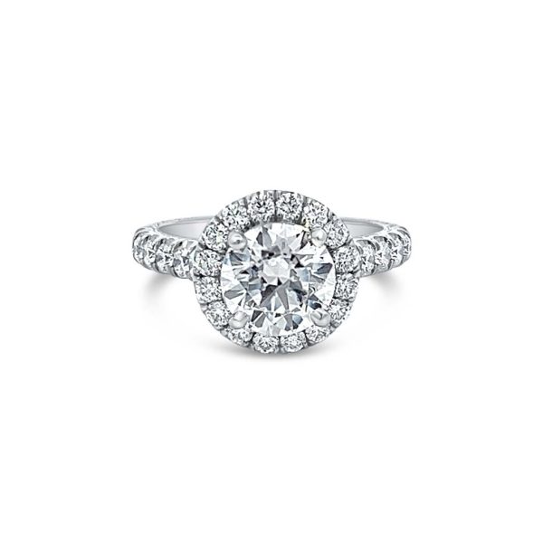 Jack Kelége diamond halo engagement ring - KPR649