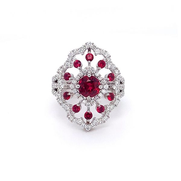 Jack Kelége ruby and diamond ring - KGR152