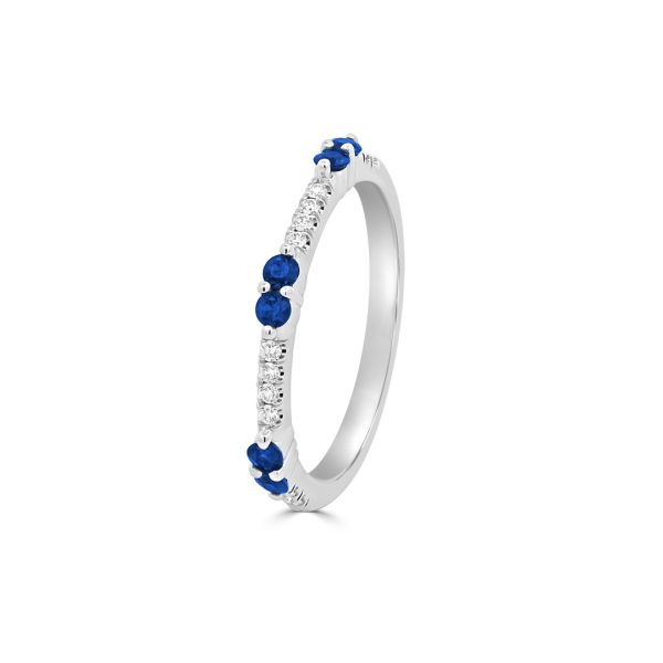 Gemstone and Diamond Bands - KGBD243