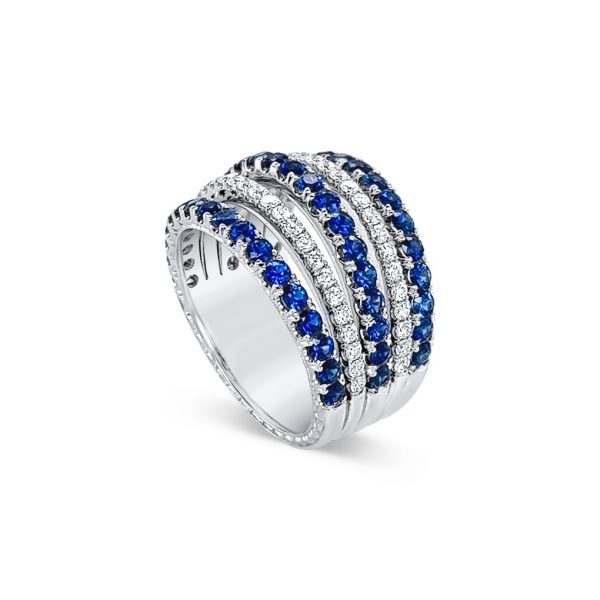 Sapphire and Diamond Band - KGBD238S