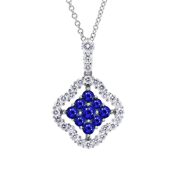 Jack Kelége sapphire and diamond necklace - KGN208S