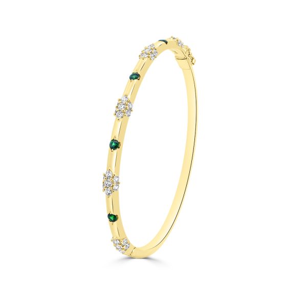 Tsavorite Garnet and Diamond Bracelet - KGB171YTS