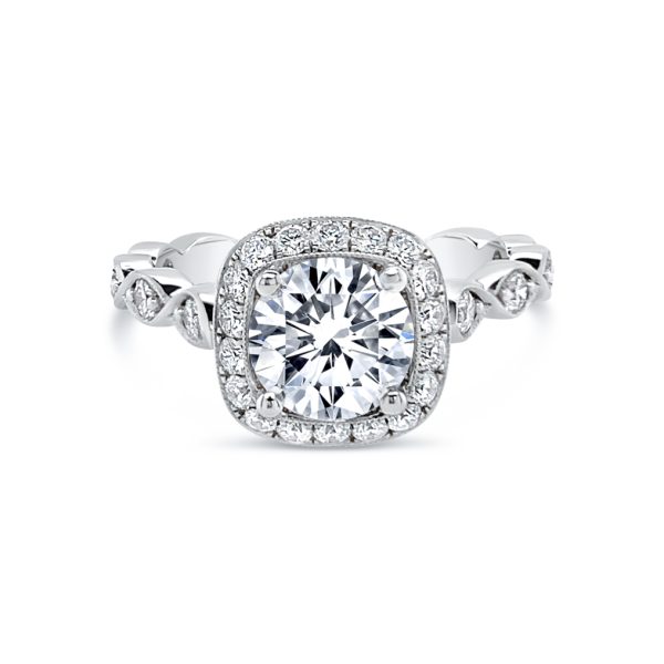 Jack Kelége twisted diamond engagement ring - KGR1115