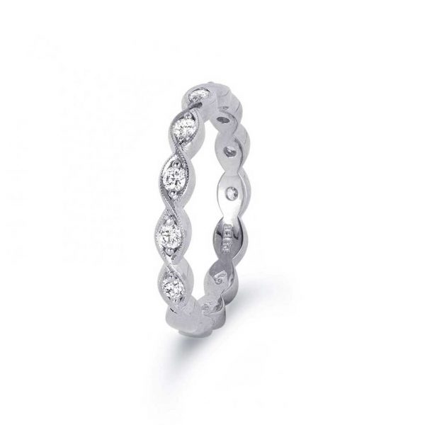 Jack Kelége diamond stacking ring - KGBD115