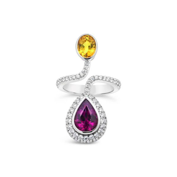 Jack Kelége two-stone fashion ring - KGR158