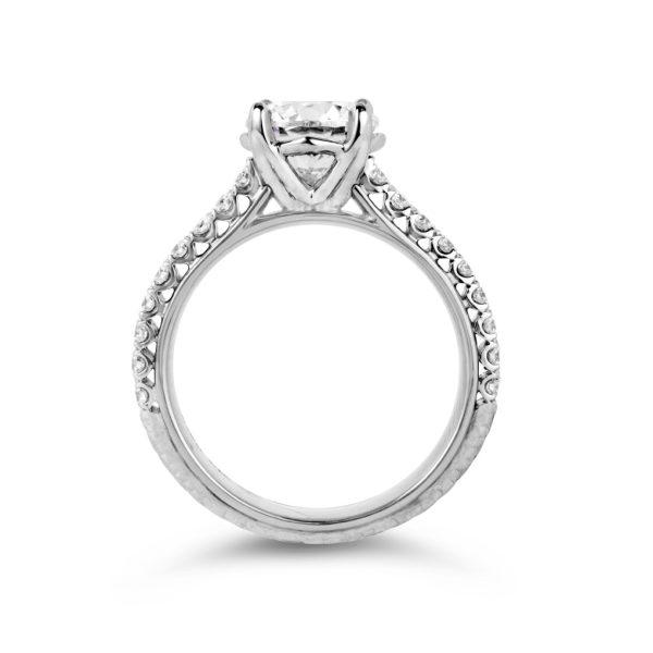Double Diamond Band Engagement Ring - KGR1098