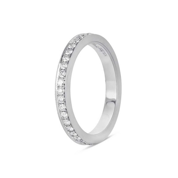 Jack Kelége women's diamond wedding band - KPBD703