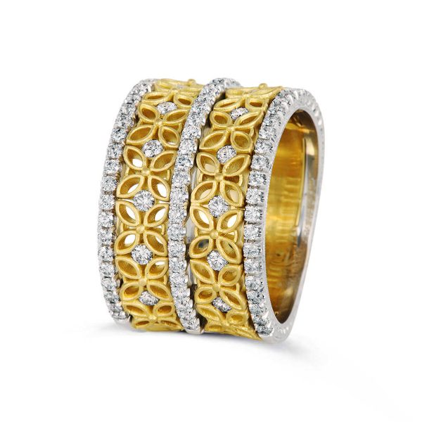 Wide Diamond Band - KGBD138